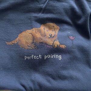 Life Is Good Perfect Pairing Dog Tee - Blue